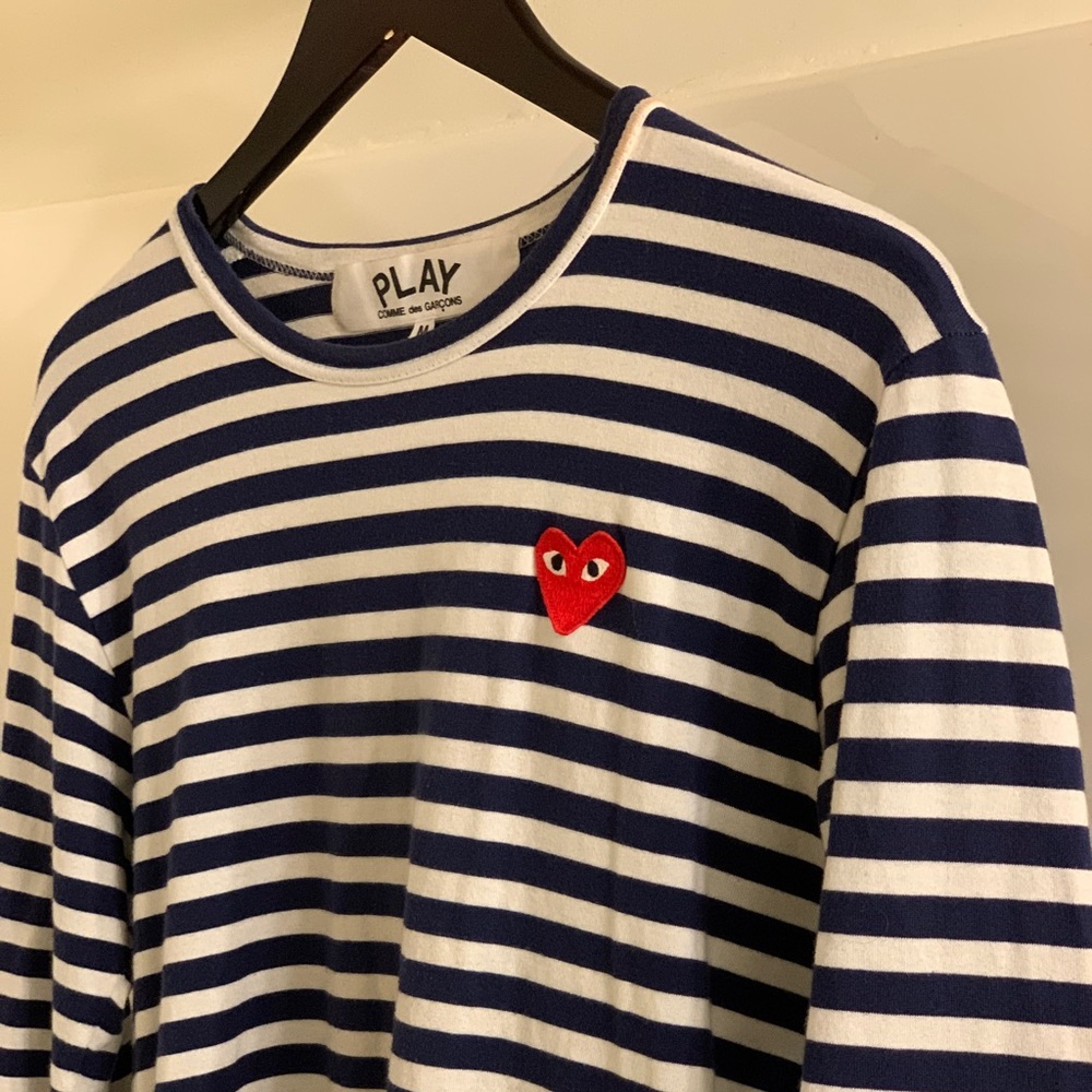 Comme Des Garçon Striped Long Sleeve